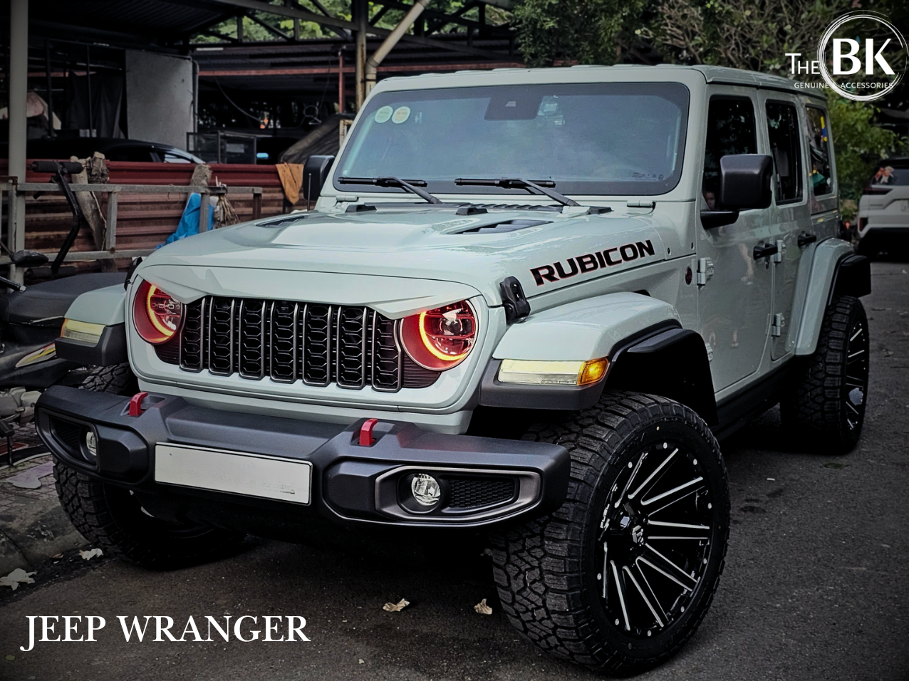 Jeep Rubicon nâng cấp đèn tại BKautocar