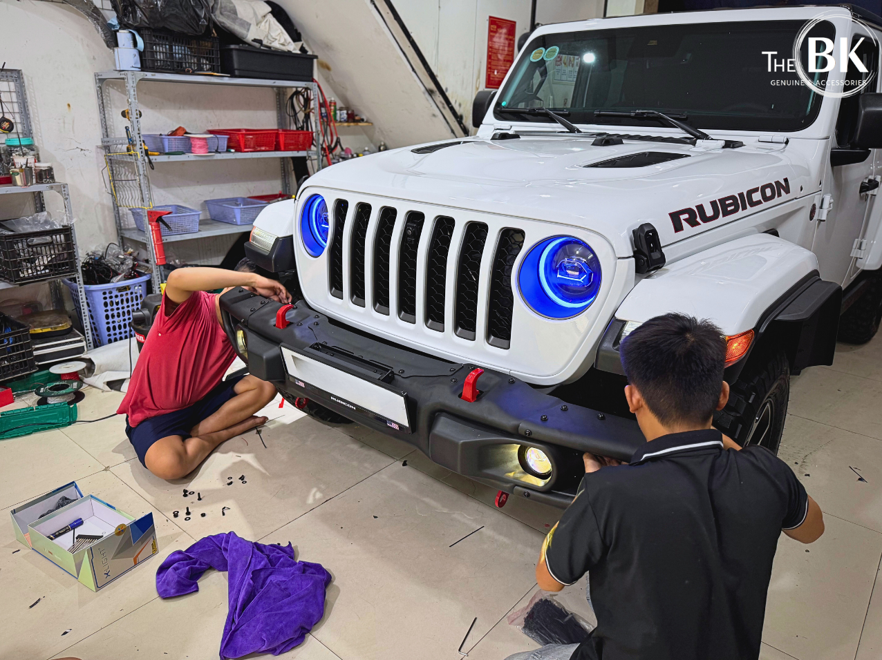 Nâng Cấp Đèn Jeep Rubicon/Wrangler - Ảnh 8