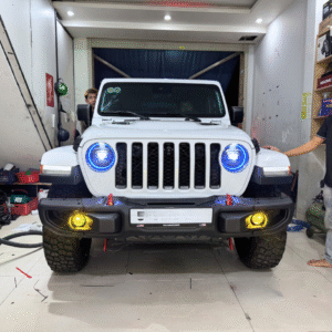 Jeep Rubicon nâng cấp đèn tại BKautocar