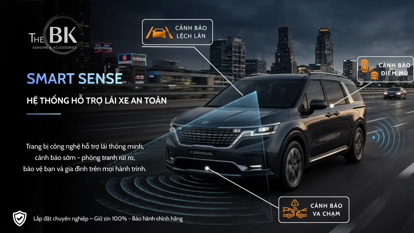 Nâng cấp Smart Sense và option chính hãng Kia Hyundai tại BKautocar