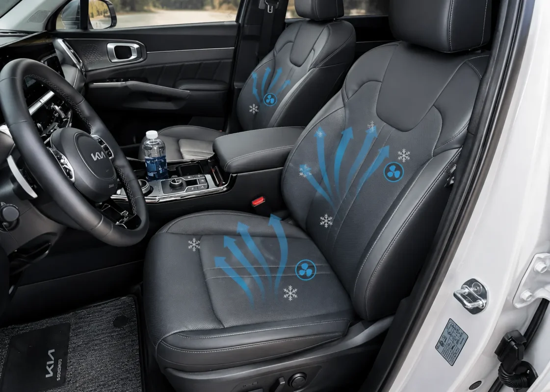 Nâng cấp quạt làm mát ghế Kia Sorento nội thất thực tế
