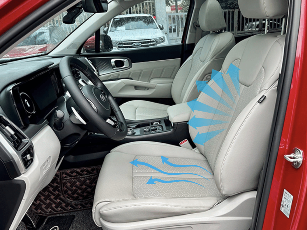 Quạt mát ghế Sorento làm mát nhanh tại BKautocar