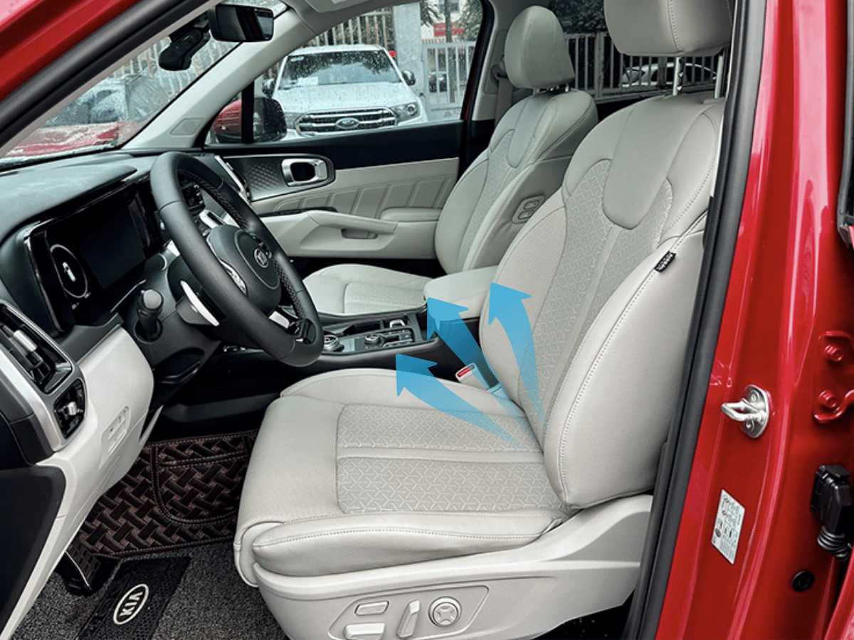 Lắp quạt làm mát ghế Kia Sorento tại BKautocar