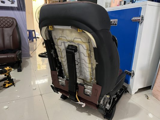 Lắp quạt mát ghế Santafe tại BKautocar